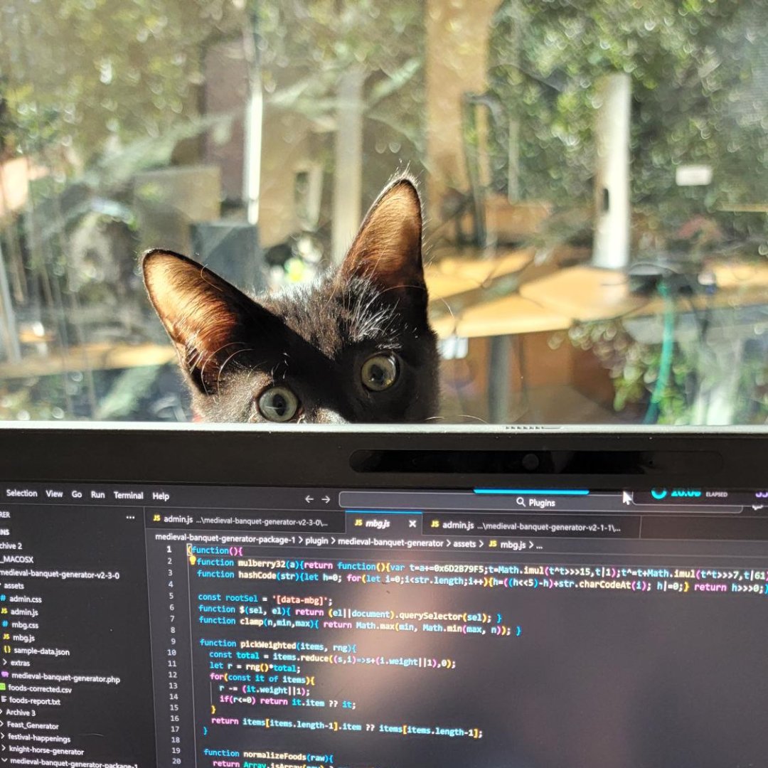 csbrouwer's tweet image. Black cats and code make a purrrfect combo around here! Happy Halloween!