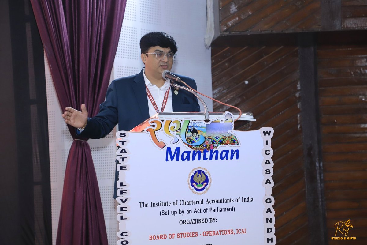 viragacharya's tweet photo. All about CA Students State Level Conference organised by BoS ICAI and Hosted by Gandhidham Branch of WIRC &amp; WICASA #ICAI https://t.co/CGcUhoMtzB