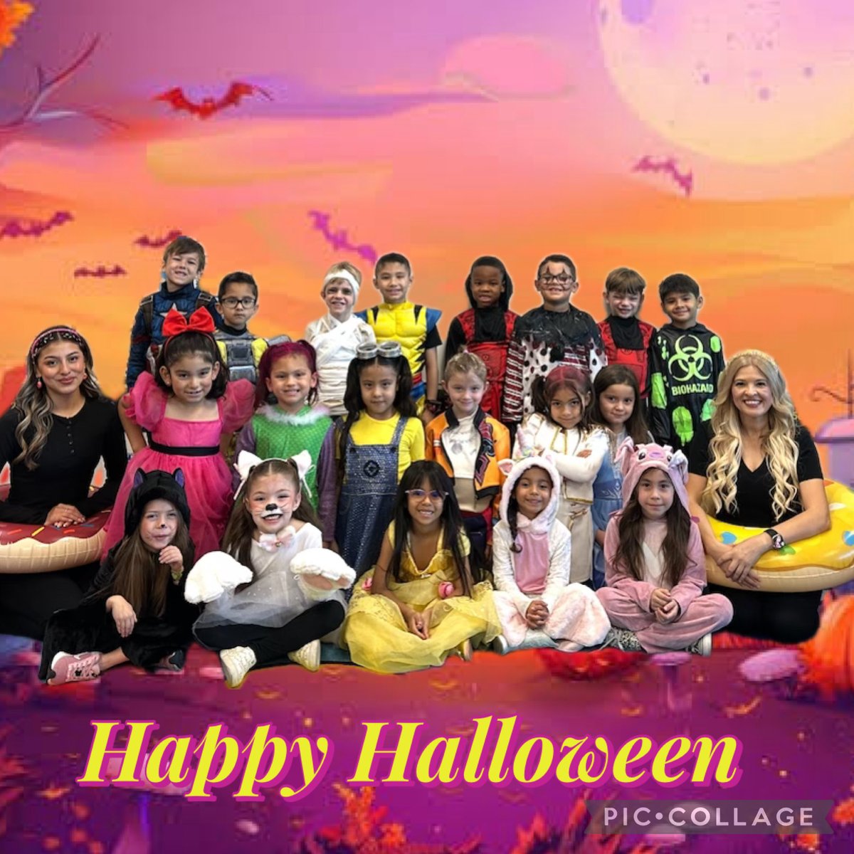 Sprinkling some Halloween fun around campus today! You “donut” know how much fun we had this Halloween! 🍩💛#CTEHeartAtWork #AllIn #TeamSISD