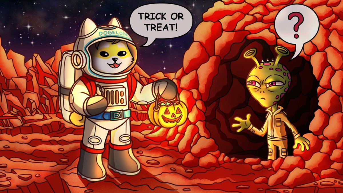DogelonMars's tweet image. Happy Halloween 🎃