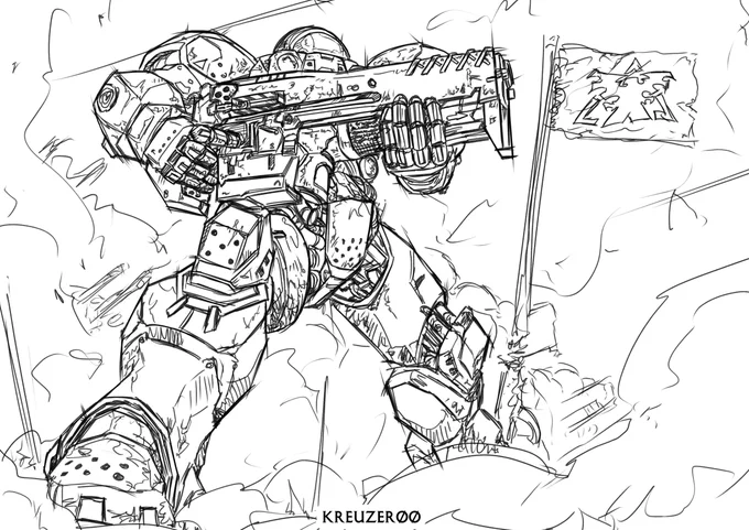 Starcraft Marine

Commissioned by @AngryDragonBoi 