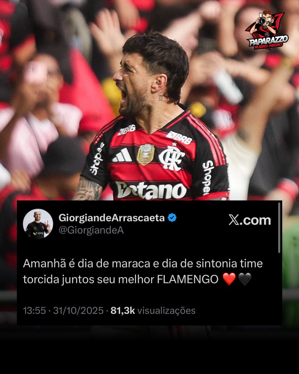 O SEU MELHOR, FLAMENGO!

Sábado tem Mengão no Campeonato Brasileiro, e o nosso craque Arrascaeta convocou a Nação para apoiar em mais um jogo decisivo!

É dia de sintonia entre time e torcida! Os ingressos estão à venda no site oficial do Flamengo.

Por @gabrielorphao
📸