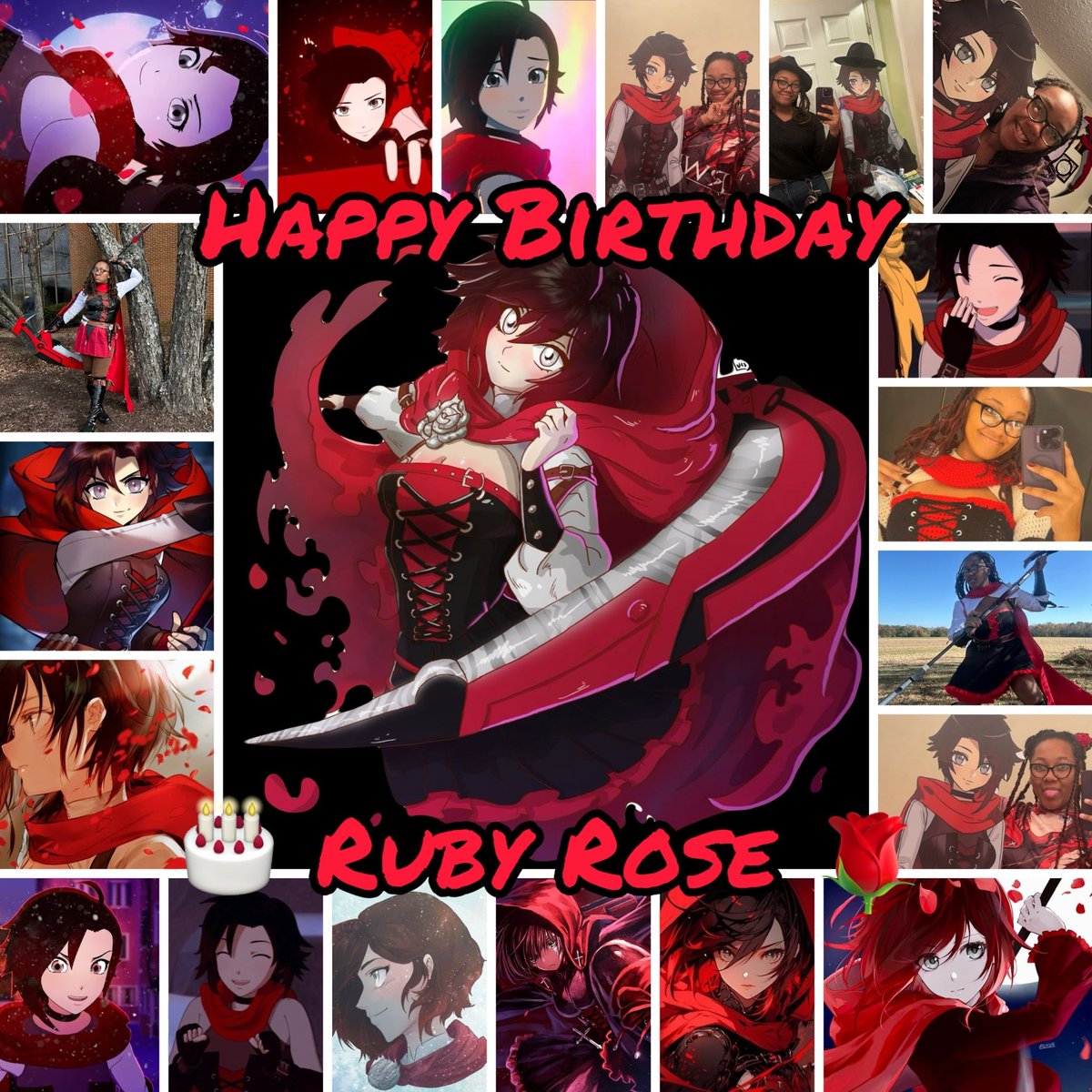 TheJewelOfAnime's tweet photo. Happy birthday to the most fearless huntress I know! Love you, Ruby!! ๐ฅบโค๏ธ #RWBY #rwby #birthdaygirl #HappyBirthday #rwbyrubyrose https://t.co/gsi3QG7Nul
