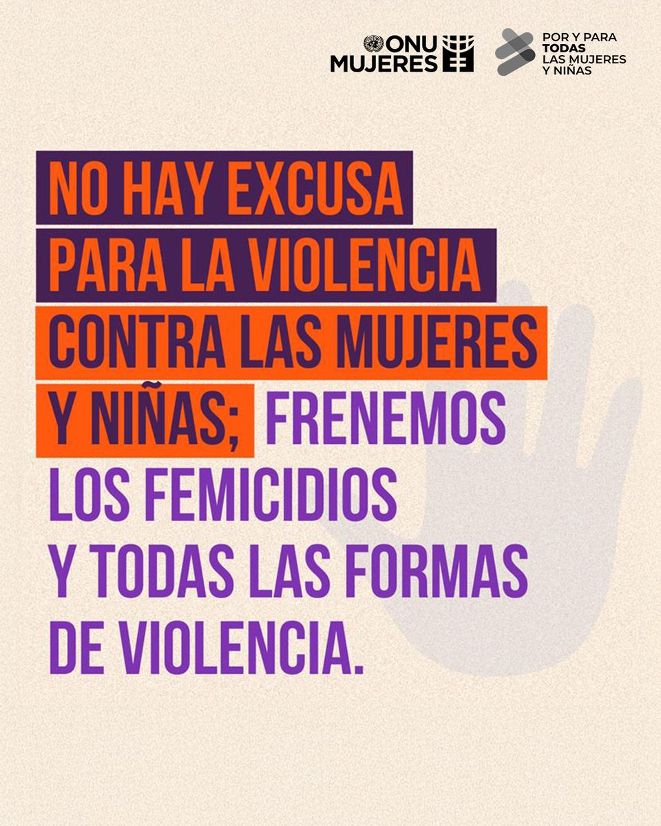 ONU_es's tweet photo. El feminicidio es más que un crimen: es el resultado de una violencia estructural.

Exigir justicia y proteger a las mujeres es un compromiso que debemos asumir todos, sin excusas.

🔁 Comparte este mensaje. La violencia de género no tiene cabida en ninguna sociedad.

📷: @ONUMujeres