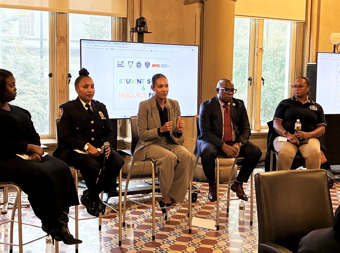 NYPD1stDep's tweet image. We were proud to take part in the Student Safety Conversation &amp;amp; Resource Forum.

Together with our partners in education and public service, we’re committed to building trust, strengthening communication, and ensuring safe learning environments for all students.