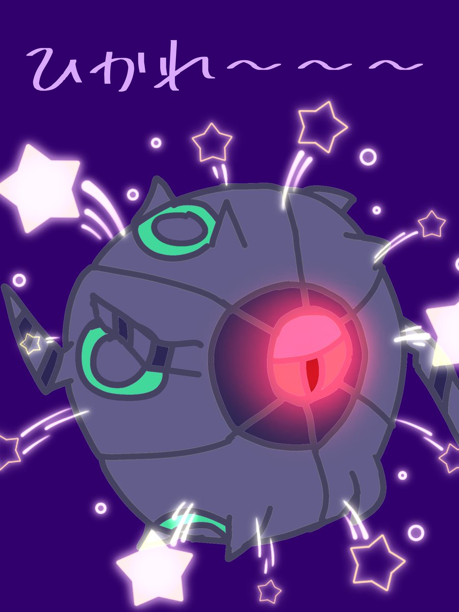 popon_imo's tweet photo. オヤブンフシデ族光らなすぎて描いたやつ https://t.co/WN6FXu0nqo