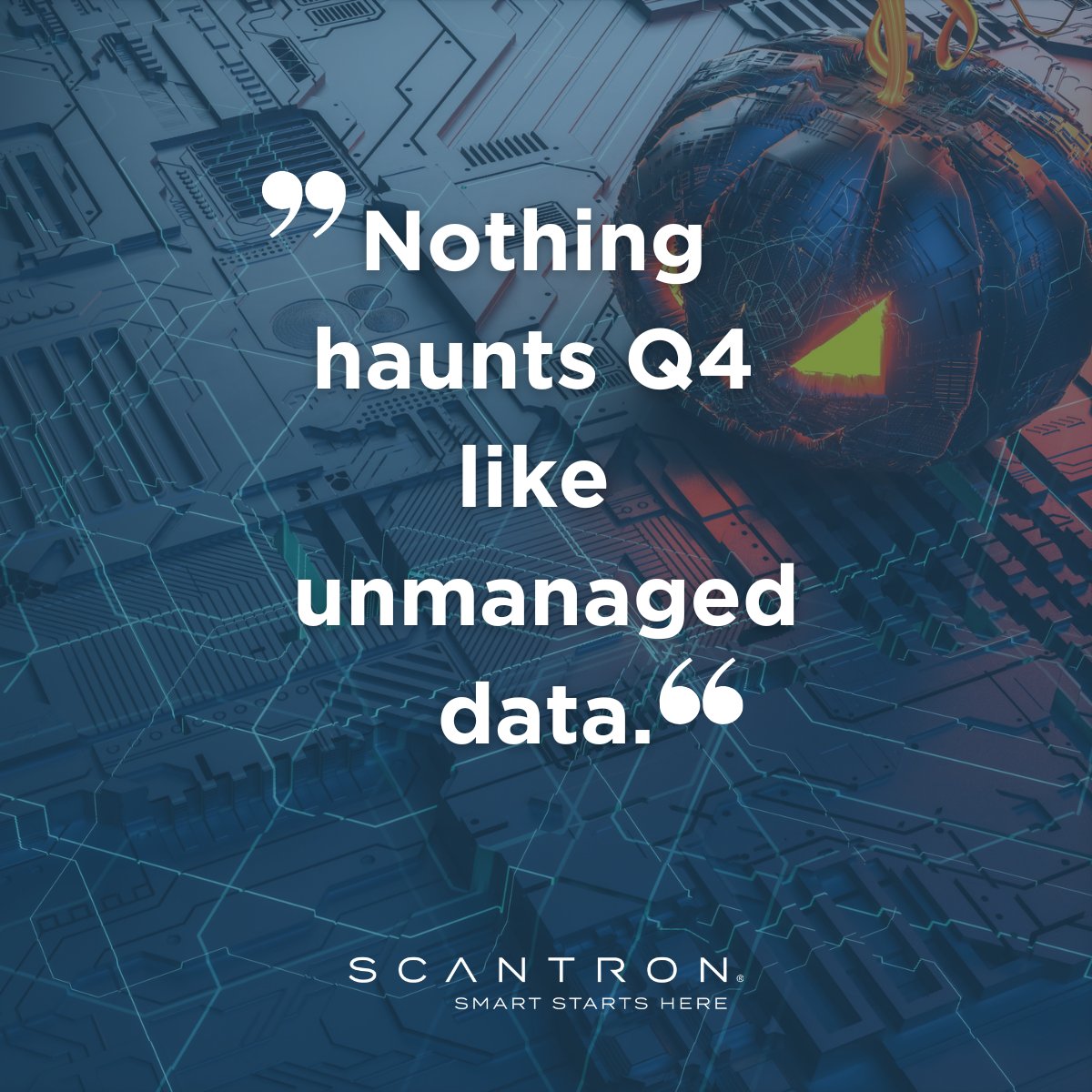 👻 Nothing haunts Q4 like data chaos.

For 50+ years, Scantron’s helped organizations capture, process &amp; analyze info—fast, accurate, stress-free.

🕸️ Banish the data demons. Finish Q4 strong ➡️ hubs.la/Q03R5bfg0

#Scantron #DataDoesntHaveToBeScary #Scantron #Q4Planning