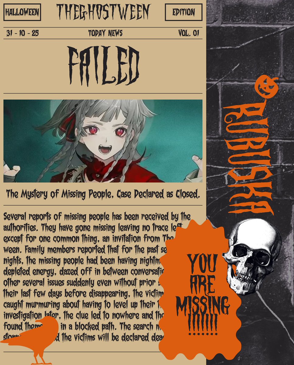 cerueamn's tweet photo. I, Rubuska, am one of those who never made it out of The Ghostween. I could see the top, but the shadows pulled me back before I could reach it. My strength faded long before my will did. If you find this message, it means I never escaped. https://t.co/slTOKznv7i