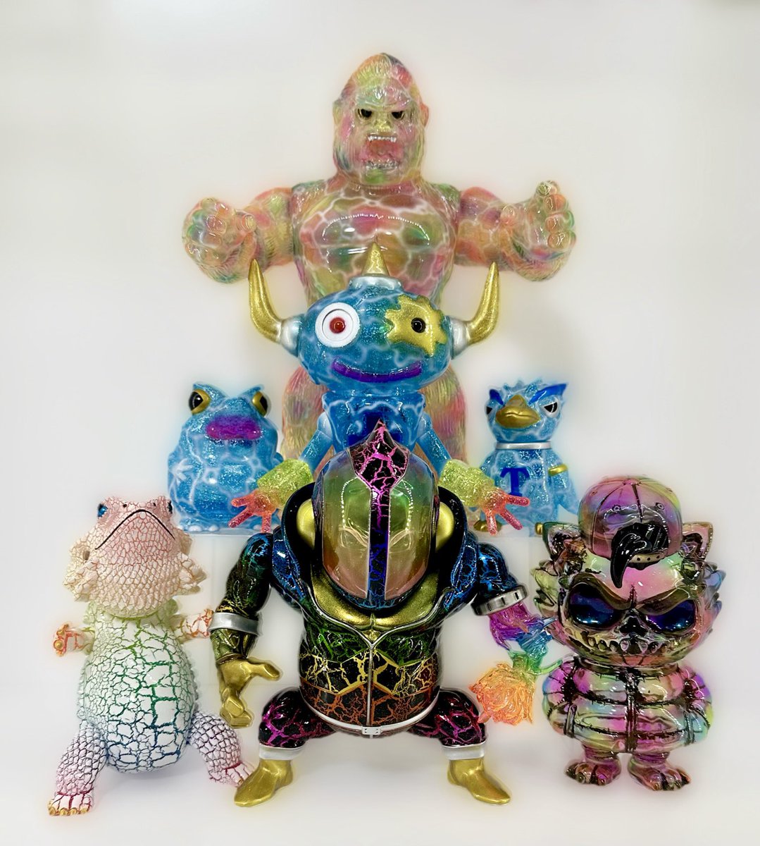 希少 スパイラルトイズ×ペインターネット ソフビ アートトイ