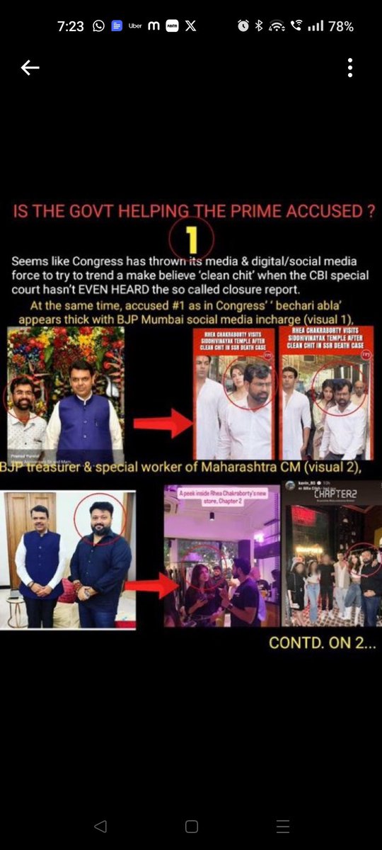 triptab72's tweet image. #JusticeForSushantSinghRajput𓃵
#arrestrheachakraborty
#arrestsandeepsingh
@SupriyaShrinate
@Dev_Fadnavis
@BJP4India
@PMOIndia
@CBIHeadquarters
@RTArnabOfficial
@amitmalviya