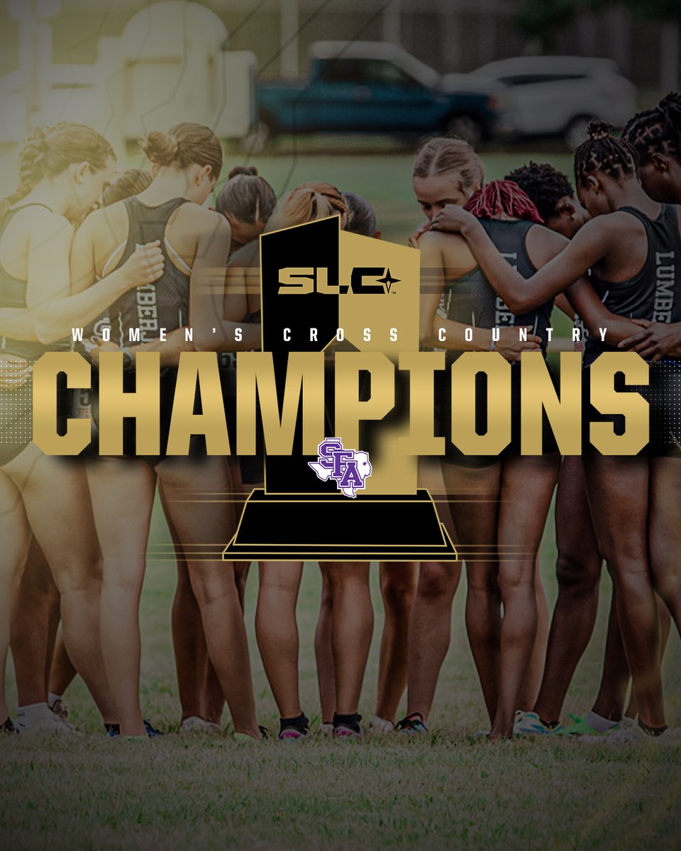 AXE EM JACKS 🪓🏆

Stephen F. Austin claims the 2025 Southland Women’s Cross Country Championship, scoring 34 points to narrowly top Texas A&amp;M-Corpus Christi by three!