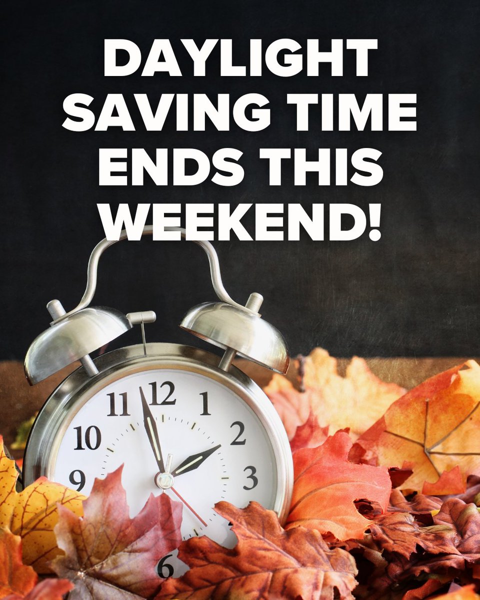 WNEP's tweet photo. READY TO “FALL BACK?” 🍂 Here’s what you need to know about this weekend’s time change: https://t.co/mRc3Ug1HtF https://t.co/fycmHG0RSl