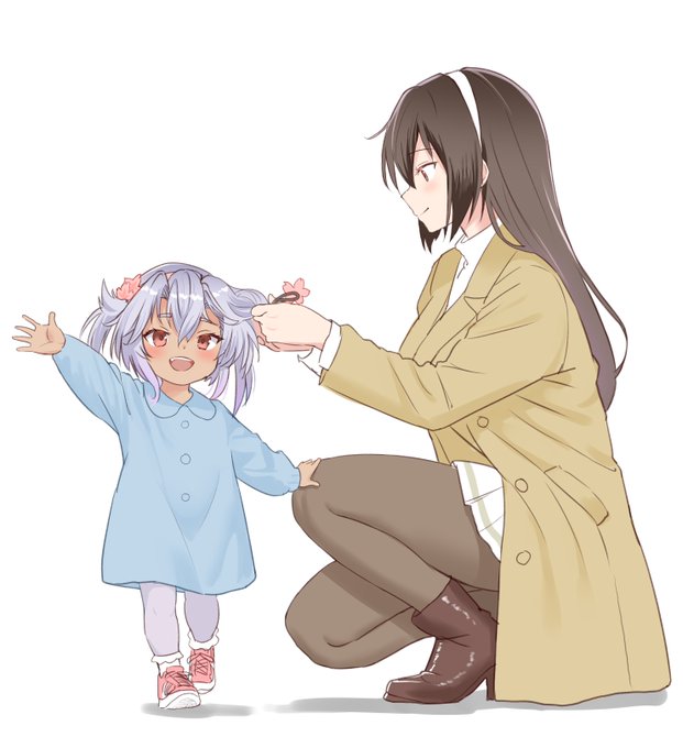 武蔵(海防艦時代)

長門さん「ムサシ～ちょっとじっとしててな」

#武蔵進水日 