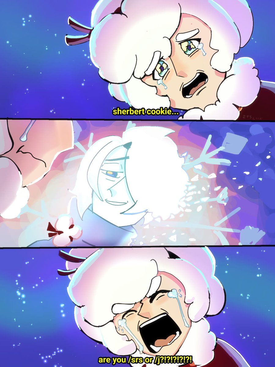 ITsLook4's tweet image. Paying a homage 

#cookierunkingdom #cottoncookie #sherbetcookie