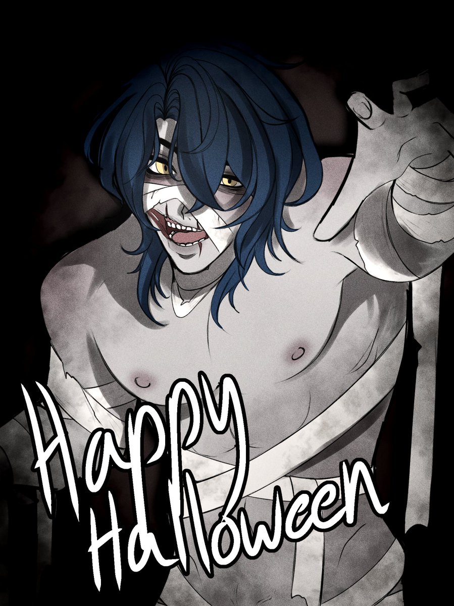 Happy spooky season everyone! 👻 Can you guess what Kier and Kethan dressed up as? 😉

Kier by: <a href="/stubb3dt0es/">🔞ray🔞</a>

#BackstageInfatuation_VN