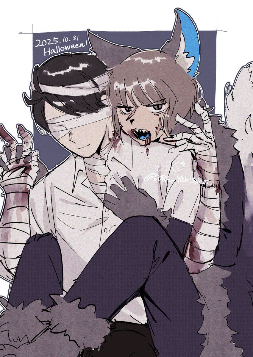 ⚠微流血🩸
リノブル
🎃はっぴーはろうぃん～！！！🎃