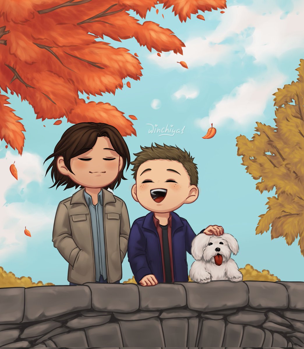 Autumn. Family. Happiness. 🍂🧡
#spn #sd #samdean #wincest