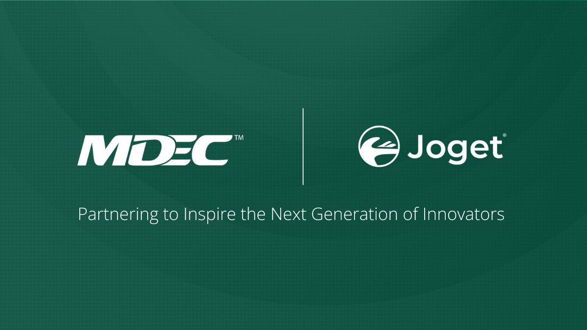 jogetworkflow's tweet image. 💡 We’re proud to extend our partnership with #MDEC through the #JogetEIE Program—empowering Malaysia’s future digital leaders with hands-on #AIpowered #Lowcode experience that fuels creativity, innovation, and real-world readiness for the digital economy.