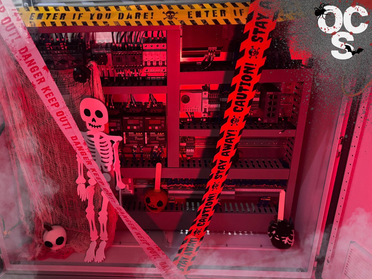 🎃Spotted: our newest (and eeriest) team member, taking a well-earned break inside a control panel! 

But here’s one thing, he doesn’t have a name.

Help us out and drop your best skeleton name in the comments!

 #Halloween #CommentBelow #Spooky #ControlPanel #Automation