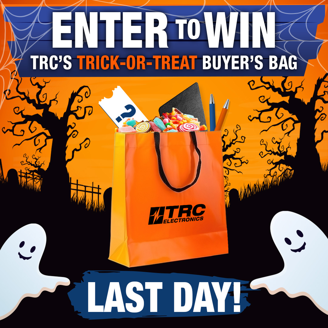 Happy Halloween, it's your final call for treats! 🍫🎉

Today’s your last chance to win a TRC Trick-or-Treat Buyer’s Bag—our thank you to the purchasing pros who keep things moving ⚡

Enter now… before they disappear at midnight 👀

hubs.li/Q03Jb--Z0