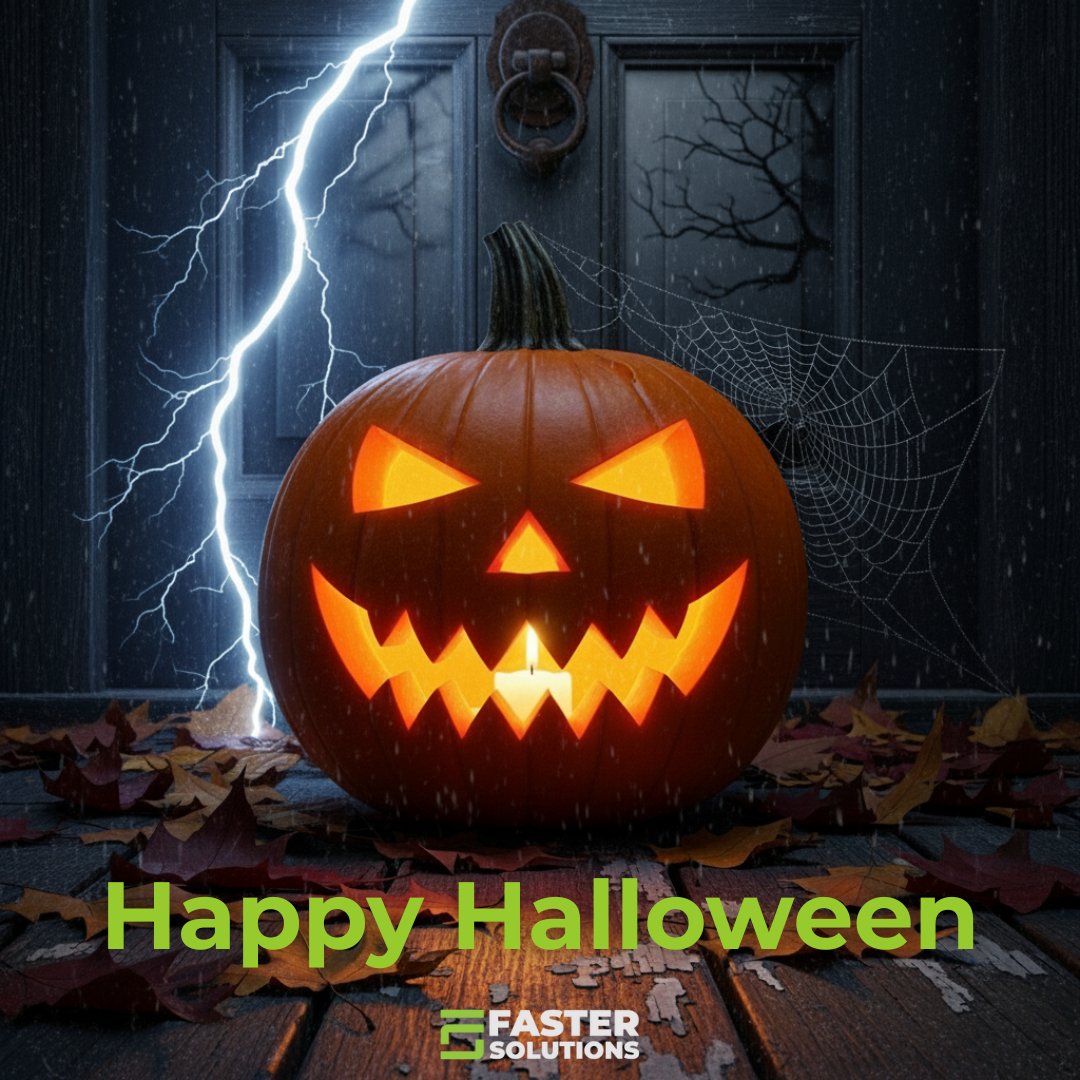 fastersolutions's tweet image. Wishing everyone a safe, spooky, and fun Halloween! 🎃