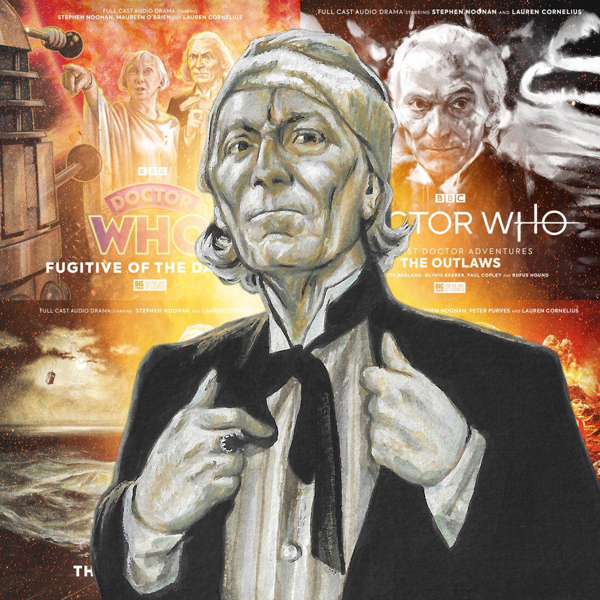 Flash Doctor Who Sale! ⚡ Click bgfn.sh/1DAsale25 to grab a great deal on selected First Doctor Adventures starring Stephen Noonan. 

Hurry! These offers expire no later than 23:59 (UK time) on 04 November 2025.