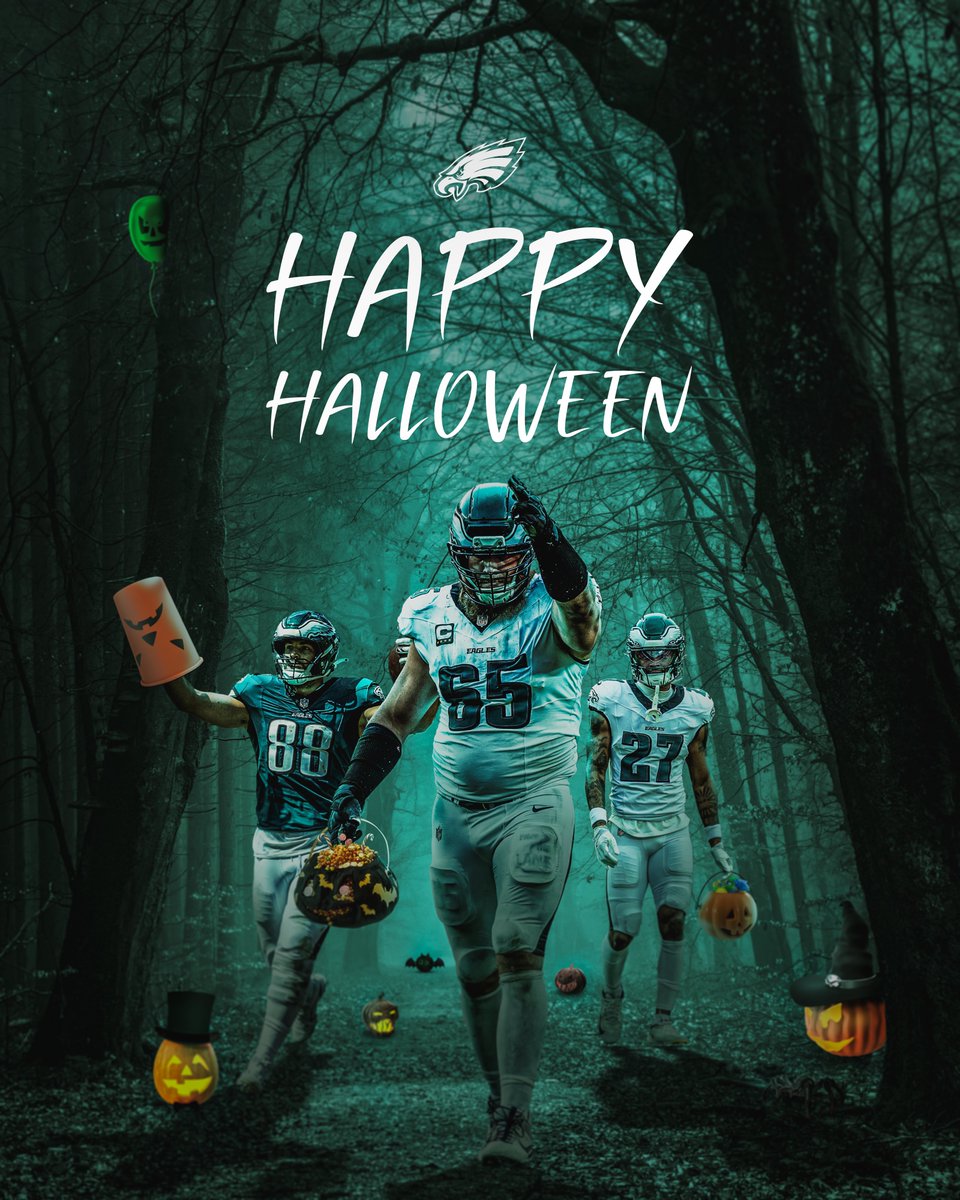 No tricks here, Happy Halloween #EaglesEverywhere