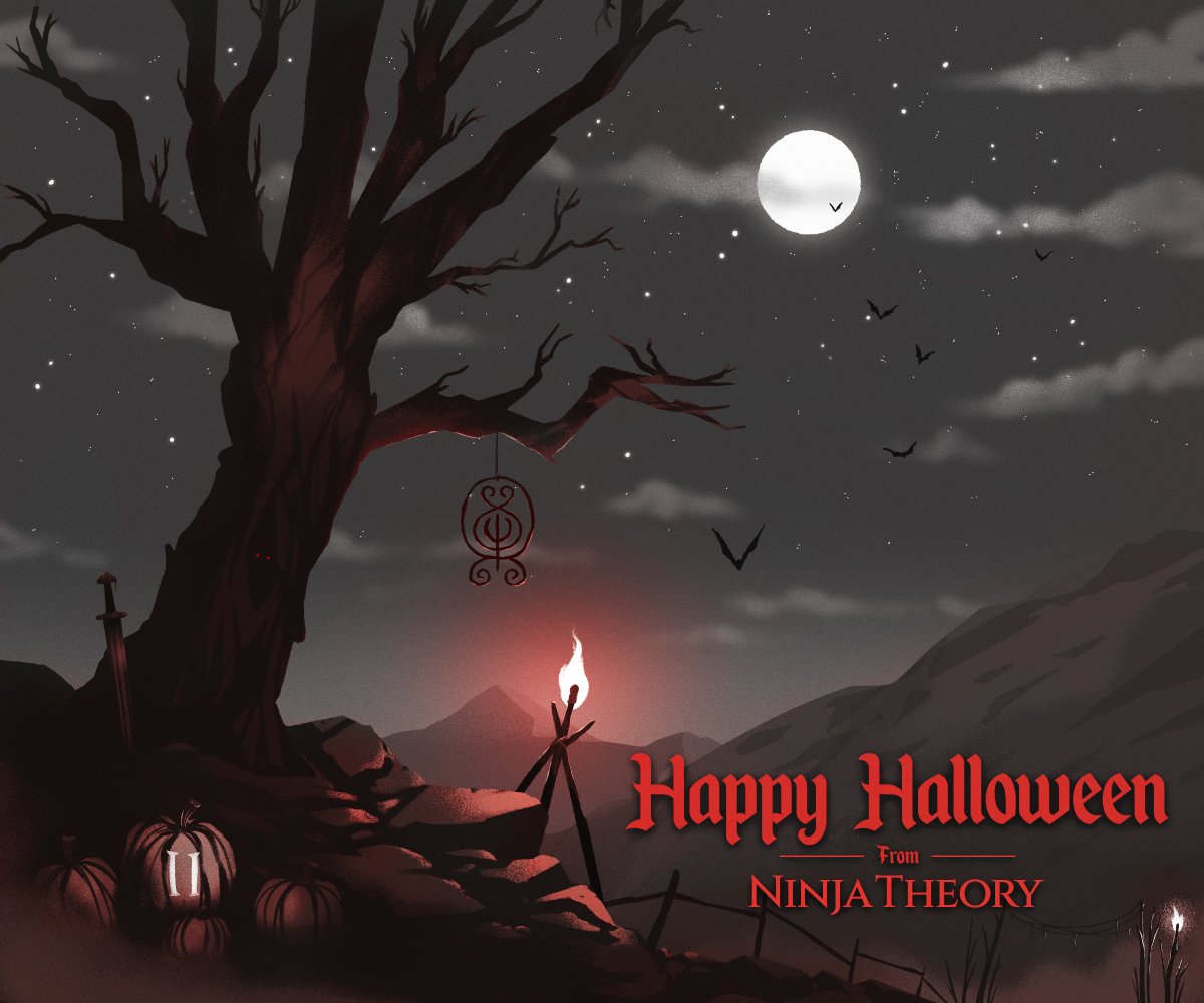 Wishing you a Senua-sational Halloween! 🎃

🎨 Art by the fang-tastic <a href="/OllieHoff/">Ollie Hoff</a>.