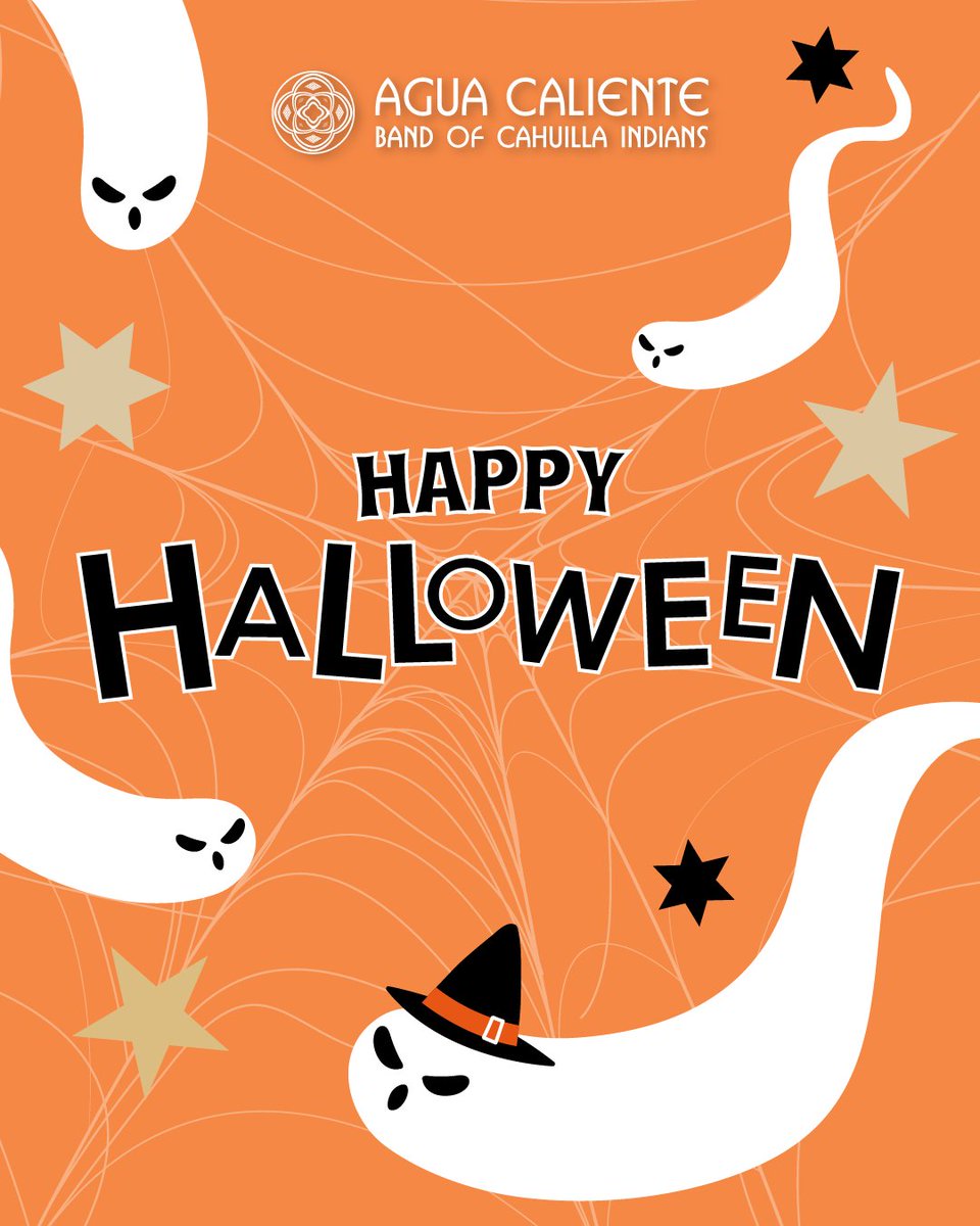 Happy Halloween! May your day be filled with treats, laughter, and a little bit of spooky fun. 🎃✨ #ACBCI #AguaCaliente #Halloween
