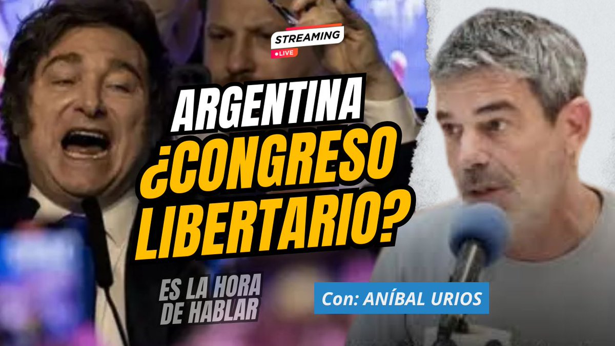 ARGENTINA 🇦🇷🗳️
Tras las elecciones legislativas, el presidente <a href="/JMilei/">Javier Milei</a>  ¿tendrá en el Congreso, una "trinchera libertaria"? ¿Qué dijeron las urnas? ¿Qué auscultaron las encuestas? ¿Cómo impactan estos resultados en la segunda mitad del gobierno nacional?

Todo esto y mucho más lo
