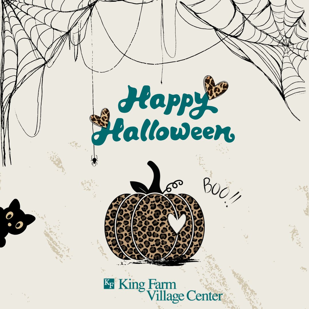 shopkingfarm's tweet image. It’s a boo-tiful day to wander King Farm! Happy Halloween! 👻 #OctoberFun