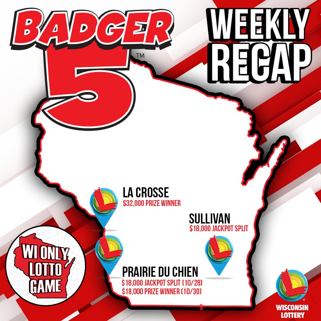 Badger5WeeklyRecap Winners, winners, and more #Badger5 winners