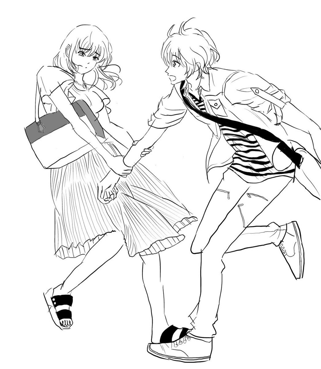 yudai_shuwa's tweet image. 今読んでいる漫画『#ドメスティックな彼女』の模写をしています！
とても素敵な漫画です！
#今月描いた絵を晒そう