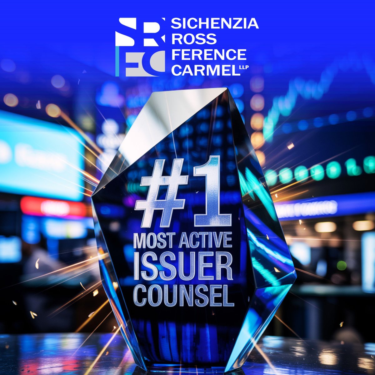 Proud to share that <a href="/SichenziaRoss/">Sichenzia Ross Ference Carmel LLP</a> has been named the #1 Most Active Issuer Counsel Nationwide in Placement Tracker’s PIPE and Private Placement Markets League Tables for Q3 2025.

srfc.law/sichenzia-ross…