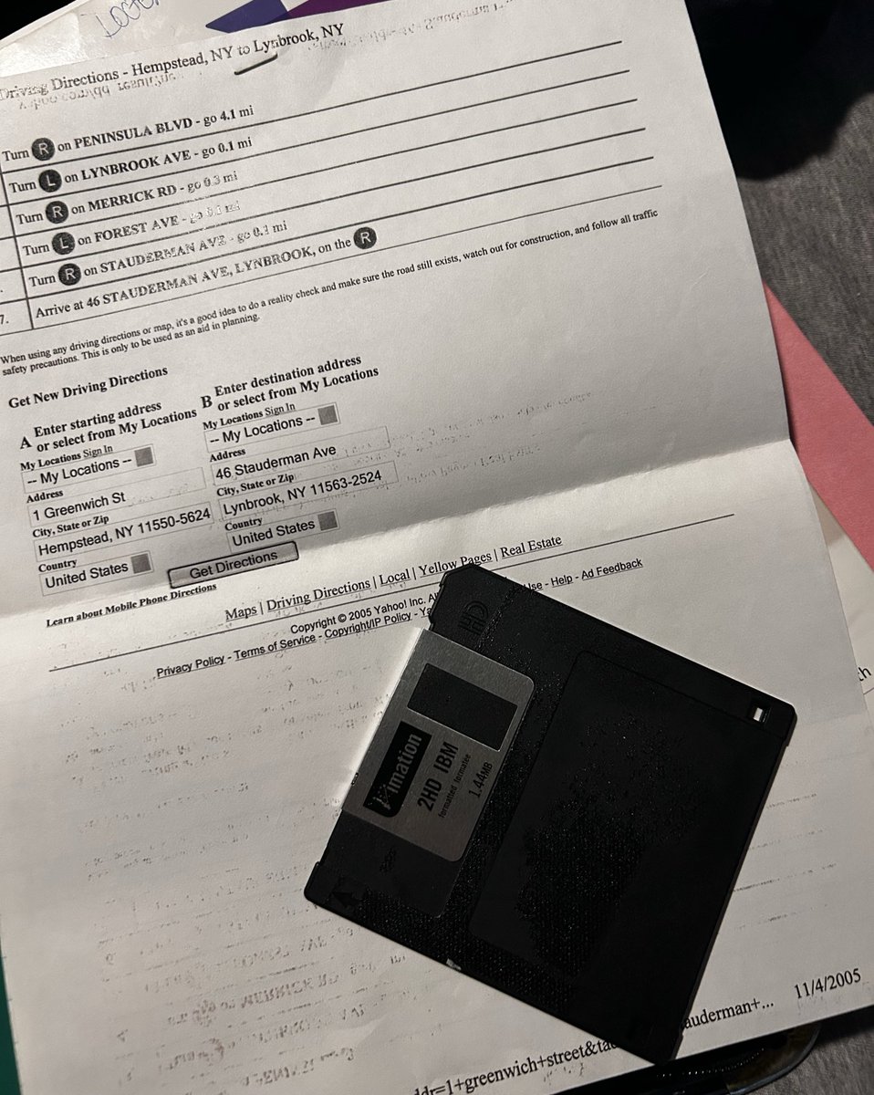 I FOUND SOME &amp; A FLOPPY DISK THE OTHER DAY!!! 🤣🤣🤣🤣🤣 This is from 2005.