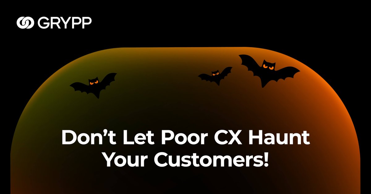 Gryppcorp's tweet photo. Haunted by long call times &amp; repeat issues? 👻 With Grypp, agents see what customers see, solve fast &amp; keep #CX secure... all with no downloads. Treat your #ContactCenter to a spooktacular upgrade this Halloween: https://t.co/mKJ8K3e5D0
#VisualEngagement https://t.co/0PwLRVVNTA