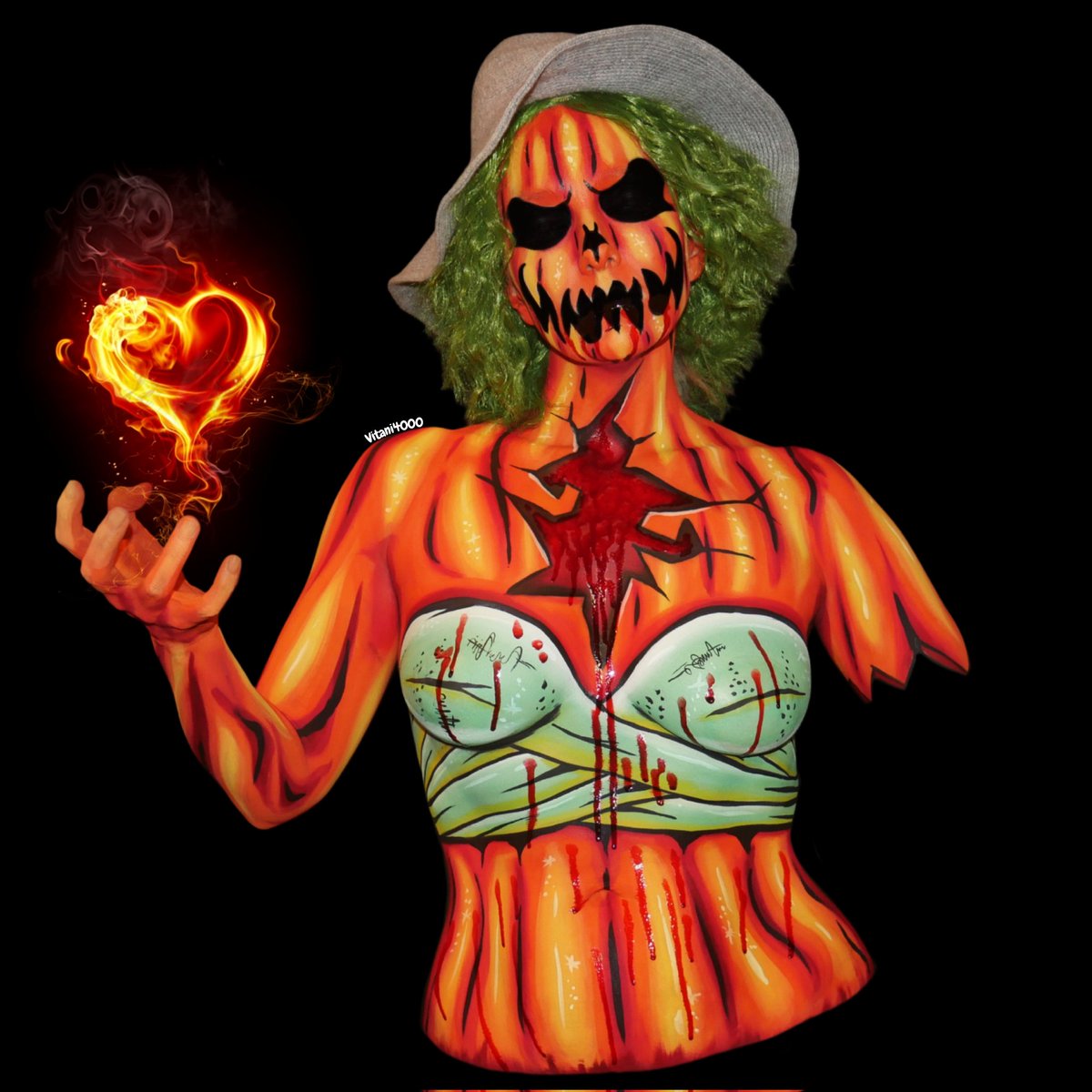 Vitani🇳🇴🇬🇧 Bodypaint artist tweet media