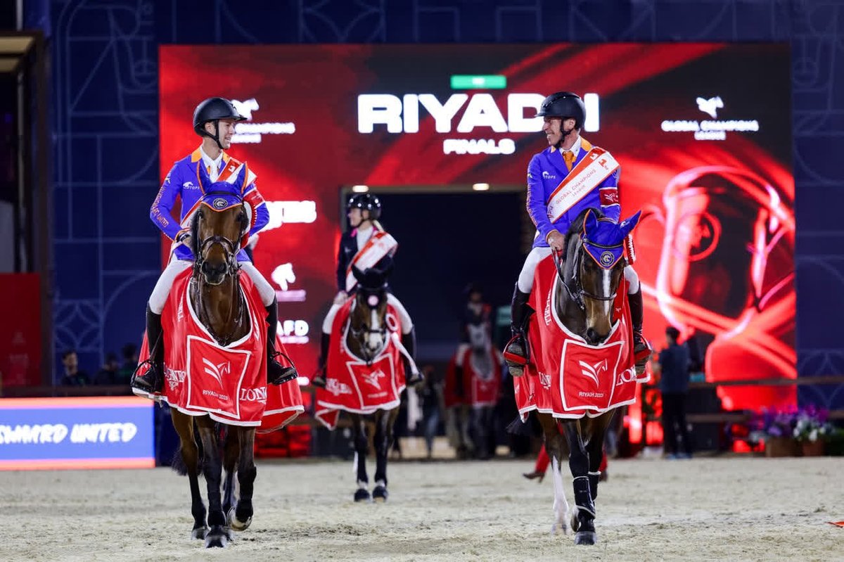 On Thursday, Gilles Thomas (BEL) &amp; Ermitage Kalone and Hans-Dieter Dreher (GER) &amp; Vestmalle des Cotis clinched the GCL Championship title for Valkenswaard United at GCL Riyadh.

But the question on everyone's mind, is, could Thomas take both the #LGCT and #GCL Championship titles