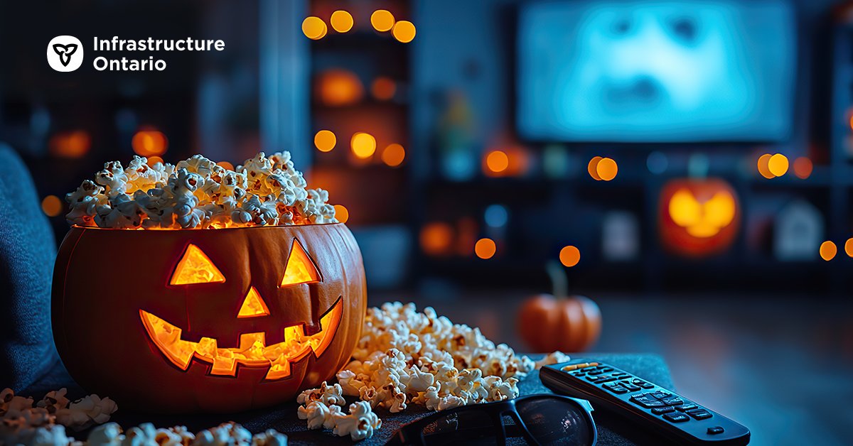 🎃 Joyeux Halloween! 
 
📽️ Vous cherchez quelque chose d’effrayant à regarder? Découvrez ces séries glaçantes tournées dans des propriétés gérées par IO : 
 
-La Servante écarlate
-Radius
-The Madness
 
🔗 infrastructureontario.ca/fr/ce-que-nous….