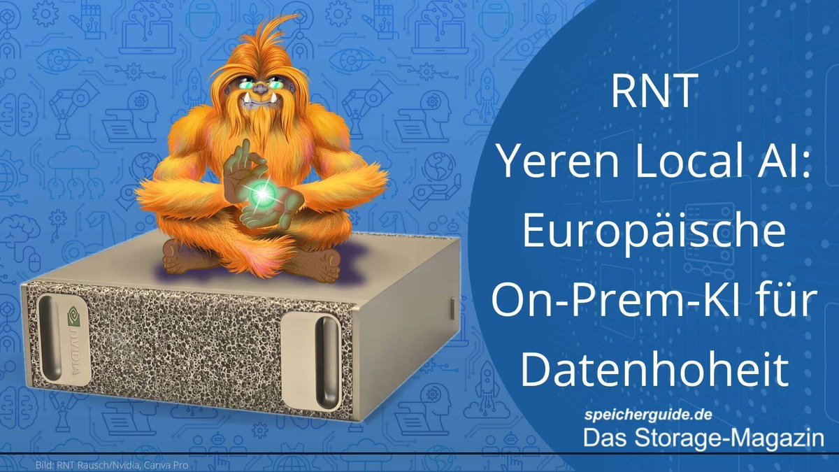 💡 Lokale KI-Appliance »Made in Europe«: Yeren Local AI von <a href="/RNT_Rausch/">RNT Rausch GmbH</a> und Co-mind.ai bündelt RAG, Inferenz, Chat-Assistenten und Datenkonnektoren für On-Prem-Betrieb mit Datenhoheit. Fokus auf #DSGVO und #NIS2, ohne #Cloud-Zwang.

👉 speicherguide.de/news/rnt-yeren…