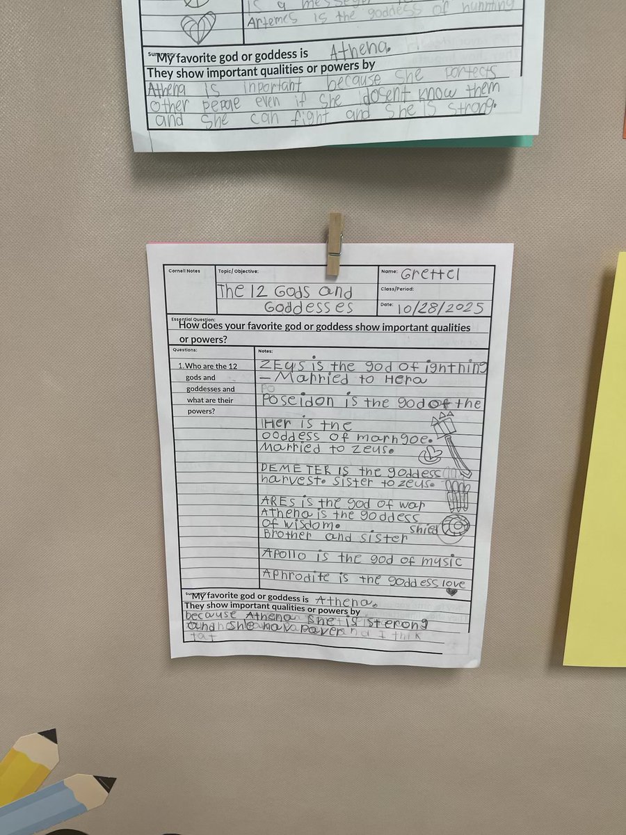 <a href="/AikinEagles/">Aikin Eagles</a> working on their focused notes anchored in essential questions. 🤩