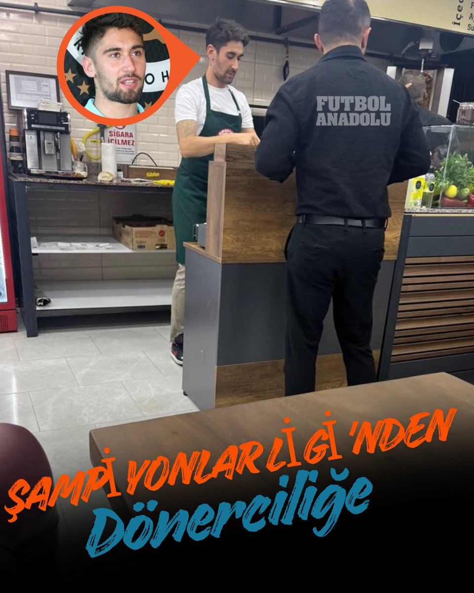 Bir dönem Beşiktaş formasıyla Şampiyonlar Ligi’nde boy gösteren Orkan Çınar, 29 yaşında yeşil sahalara veda edip, Bursa İnegöl’de dönerci dükkânı açtı.