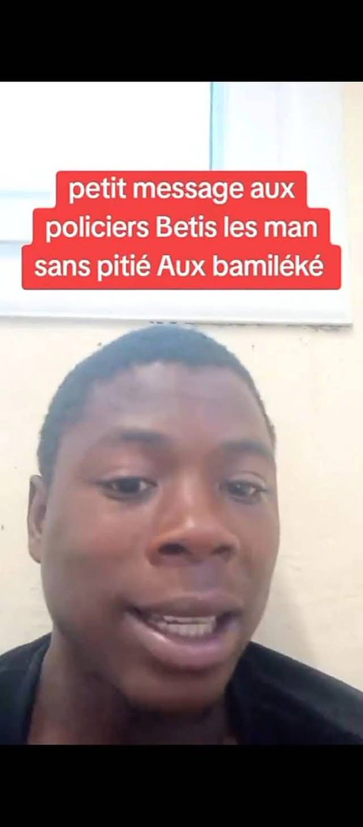 À Gauche : a  insisté à la révolte et est arrêtée à son domicile à Bafoussam,deportée vers Yaoundé au Sed,puis,filmée par la chaîne nationale.

À droite : il appelle chaque policier,gendarme,militaire à ouvrir le feu sur chaque manifestant bamiléké et nordistes.