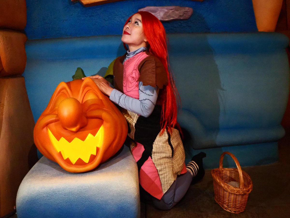 utami__runo's tweet photo. ハッピーハロウィン🎃

今年は『ナイトメアビフォアクリスマス』のサリー
６年ぶり？にウィッグ被った！！

#ディズニーハロウィン 
#Dハロ仮装2025 
#ナイトメアビフォアクリスマス 
#サリー 
#仮装 
#ハンドメイド https://t.co/1ybyj6gJ0I