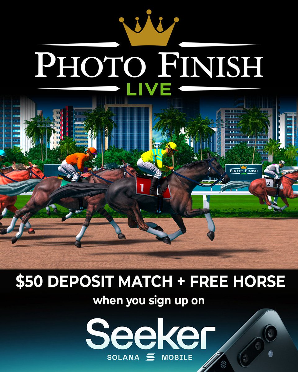 Photo Finish™ LIVE 🐎 Virtual Horse Racing tweet media