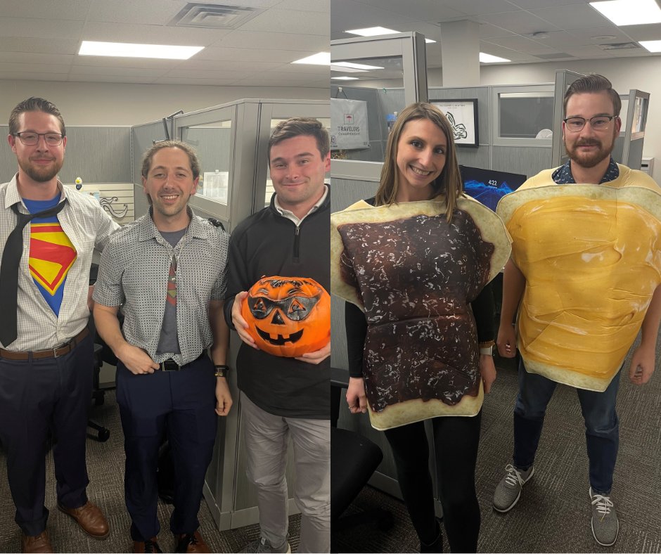 TBC_CPAs's tweet image. Boo! 👻 The office was full of frights and fun as we celebrated the spooky season with a costume party, scavenger hunt and pumpkin decorating contest! Wishing everyone a happy and safe Halloween! 🎃🍫 #HappyHalloween #TrickorTreat