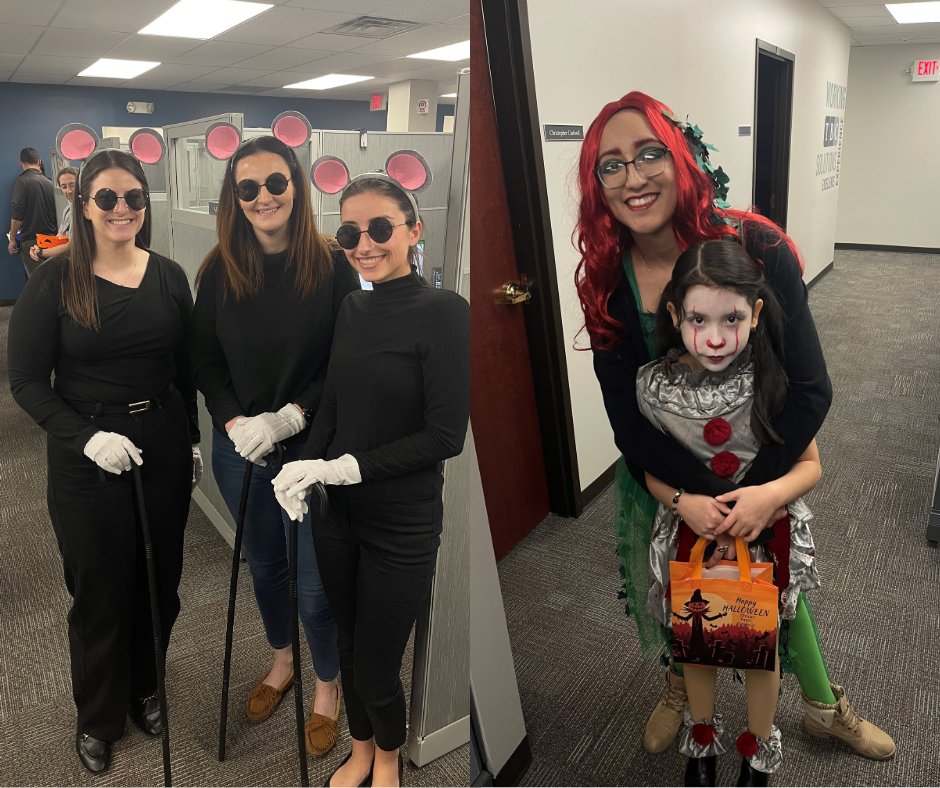 TBC_CPAs's tweet image. Boo! 👻 The office was full of frights and fun as we celebrated the spooky season with a costume party, scavenger hunt and pumpkin decorating contest! Wishing everyone a happy and safe Halloween! 🎃🍫 #HappyHalloween #TrickorTreat