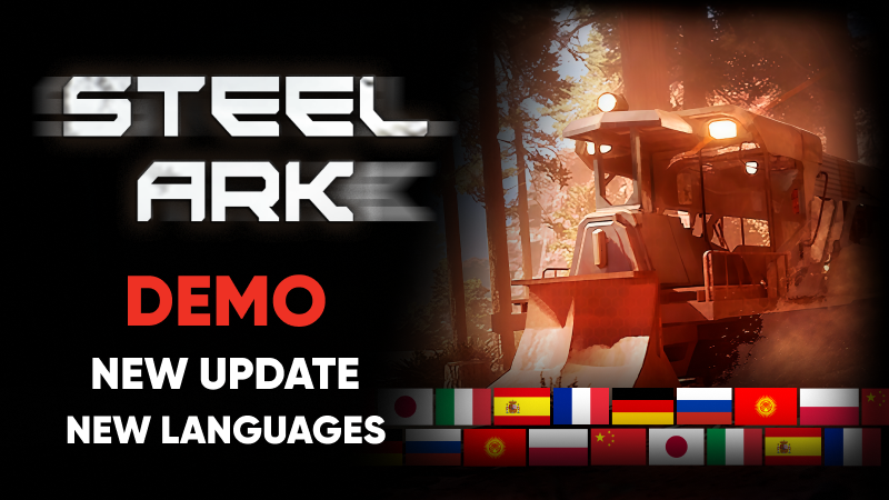 4TaleProduction's tweet photo. Localization Update Is Here!

We’ve just updated the Steel Ark Demo with full localization support for 9 major languages:

Kyrgyz, Russian, Polish, German, French, Spanish, Italian, Japanese, and Chinese (Simplified & Traditional).

Play in your language and enjoy the improved experience!:
https://t.co/ibGRfZsHyd