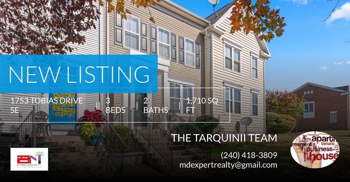 MDExpertRealty's tweet photo. 📍 New Listing 📍 Take a look at this fantastic new property that just hit the market located at 1753 Tobias Drive Se in Washington. Reach out here or at (240) 418-3809 for more information https://t.co/cnqmhPOvhz https://t.co/Y6Krc0rlOE