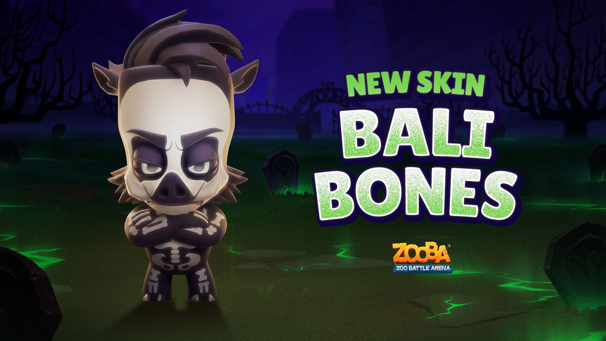 No flesh, no fear. 💀
Bali Bones is here to shake the Zoo to the core! 
Available now — Suit up and scare ‘em all! 🎃